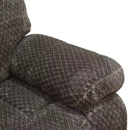 MAYEERTY Fauteuil inclinable, Fauteuil relaxant en Tissu Respirant Anti-Boulochage avec Dossier Réglable pour Salon, Marron