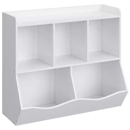 Étagères casiers avec bacs de rangement, organiseur de jouets et bibliothèque pour chambre d'enfant et salle de jeux