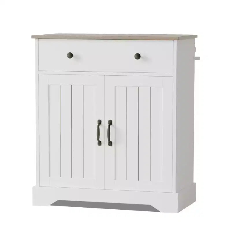 GustoWave 29.5'' Modern Sideboard Buffet Cabinet  Wood Kitchen Pantry, Adjustable Shelves, Coffee Bar Cupboard