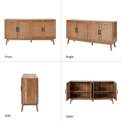 Kay Modern, buffet de 160 cm de large avec pieds réglables | HULALA HOME
