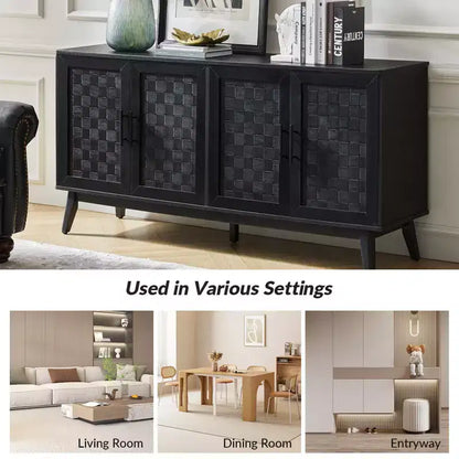 Kay Modern, buffet de 160 cm de large avec pieds réglables | HULALA HOME