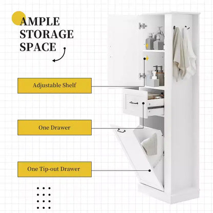 Meuble de rangement haut moderne Compartiment basculant Étagères réglables Capacité de 36 kg Charnières à fermeture douce