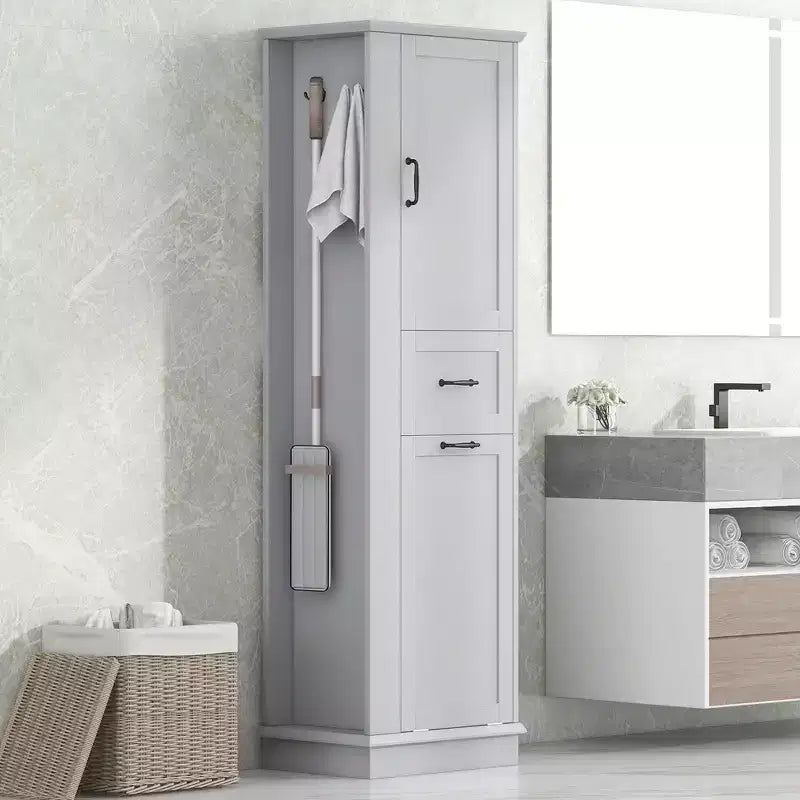 Meuble de rangement haut moderne Compartiment basculant Étagères réglables Capacité de 36 kg Charnières à fermeture douce