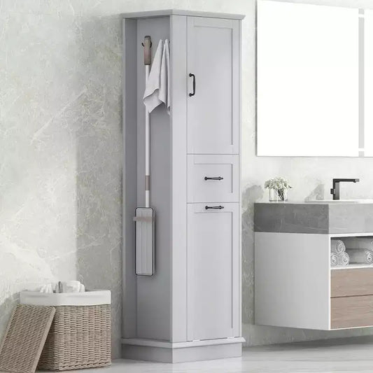 Meuble de rangement haut moderne Compartiment basculant Étagères réglables Capacité de 36 kg Charnières à fermeture douce