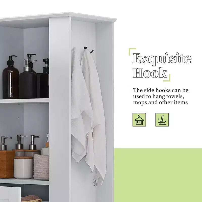 Meuble de rangement haut moderne Compartiment basculant Étagères réglables Capacité de 36 kg Charnières à fermeture douce