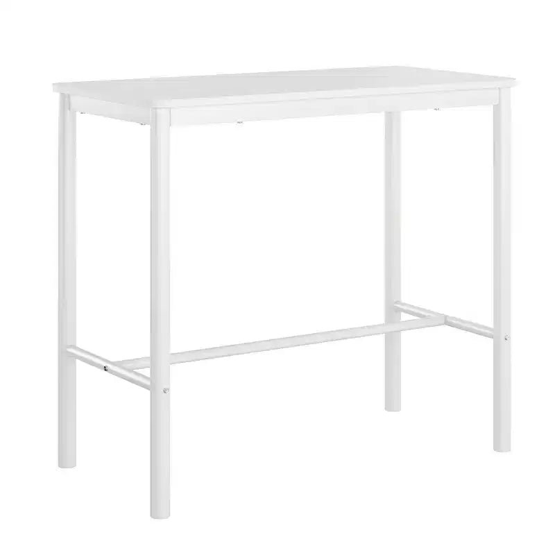 Bureau debout rectangulaire Okak avec cadre en métal, bureau d'ordinateur avec grand plateau, bureau pour salon, chambre, bureau d'étude