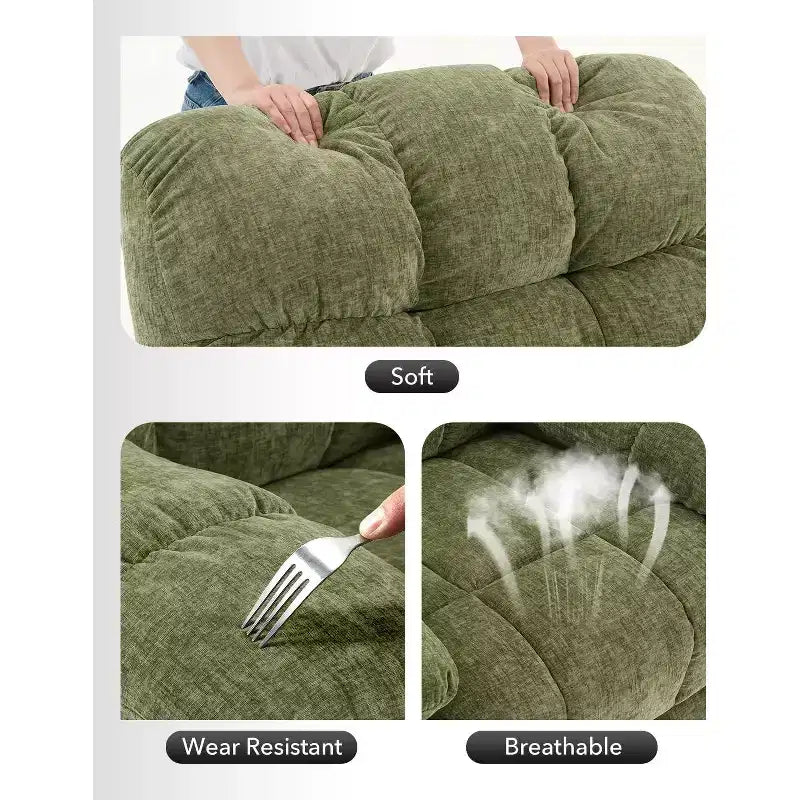 Fauteuil inclinable surdimensionné pivotant à 360°, capacité de poids 136 kg, fauteuils inclinables manuels extra larges, fauteuil paresseux simple en chenille