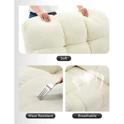 Fauteuil inclinable surdimensionné pivotant à 360°, capacité de poids 136 kg, fauteuils inclinables manuels extra larges, fauteuil paresseux simple en chenille