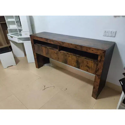 Console biseautée avec tiroirs