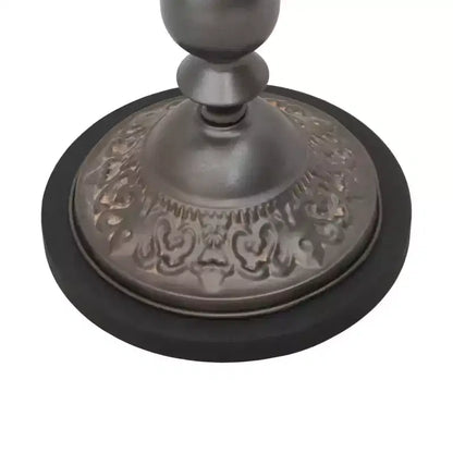Table d'appoint Marron Bois de sapin massif et acier Petite Minimaliste