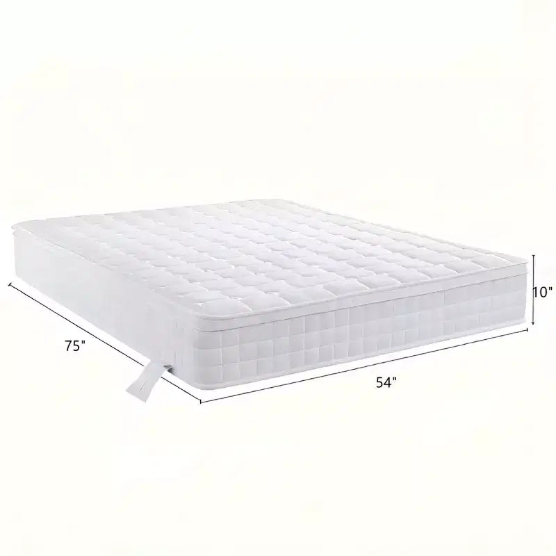 Matelas Okak 10/12 pouces en mousse gel, matelas hybride avec isolation des mouvements, soulagement de la pression et soutien des bords, matelas en boîte