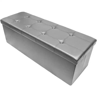 Banc de rangement en similicuir Sorbus 43 pouces - pour chambre à coucher, entrée, table basse, bout de lit, repose-pieds, pouf