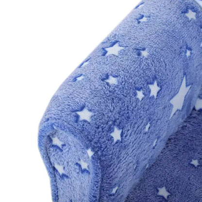 Canapé Whisen pour enfants et tout-petits, canapé pour enfants, canapé bébé rembourré avec étoiles lumineuses pour 18-36 mois - Bleu