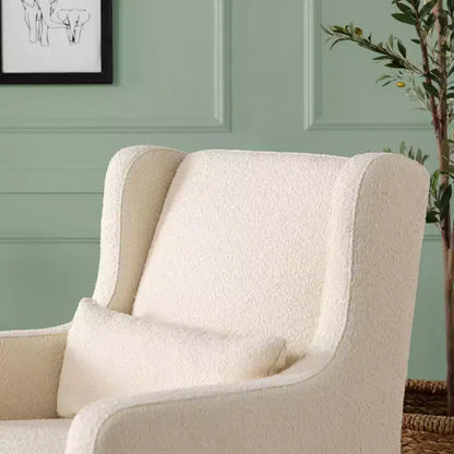 Planeur pivotant Carter's by daVinci Adrian avec pouf de rangement - Boucle ivoire