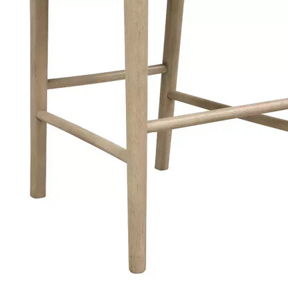 Christopher Knight Home Acosta Tabourets de bar modernes en bois d'hévéa avec dossier en échelle (lot de 2)