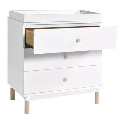 Commode à langer Gelato 3 tiroirs Babyletto avec plateau à langer amovible