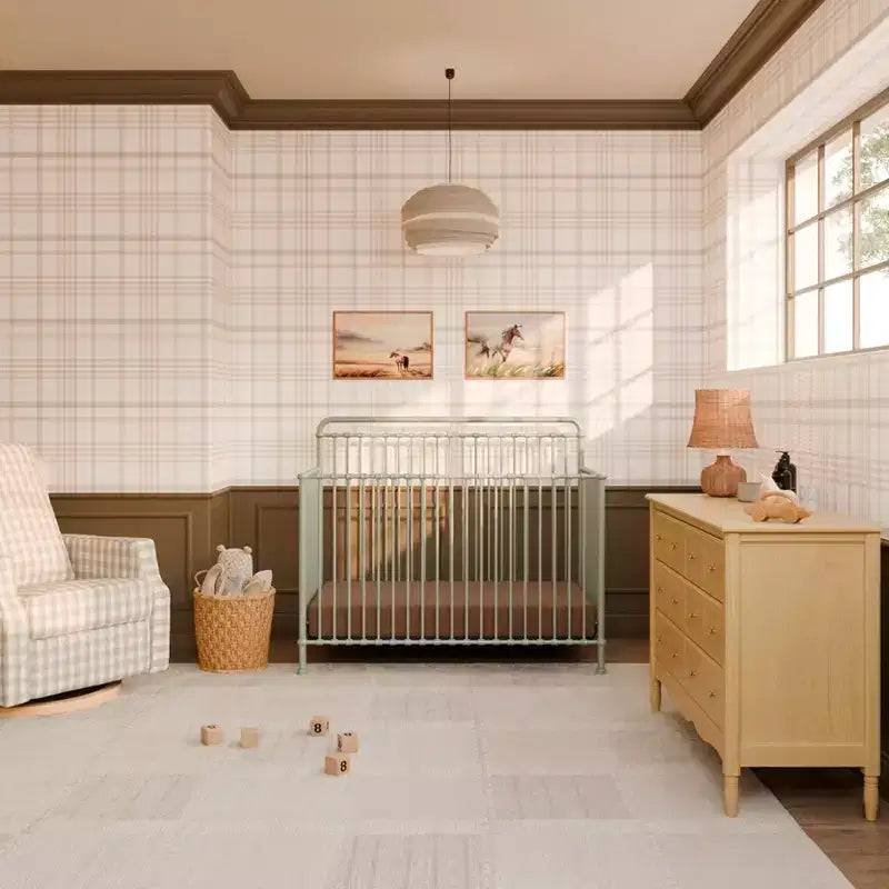Lit de bébé convertible 4-en-1 en métal Winston Namesake