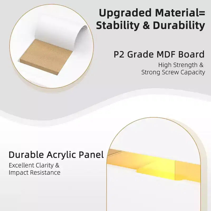 Table de chevet blanche VINGLI avec station de charge, Table de chevet LED, Table de chevet 3 tiroirs, Table de chevet intelligente