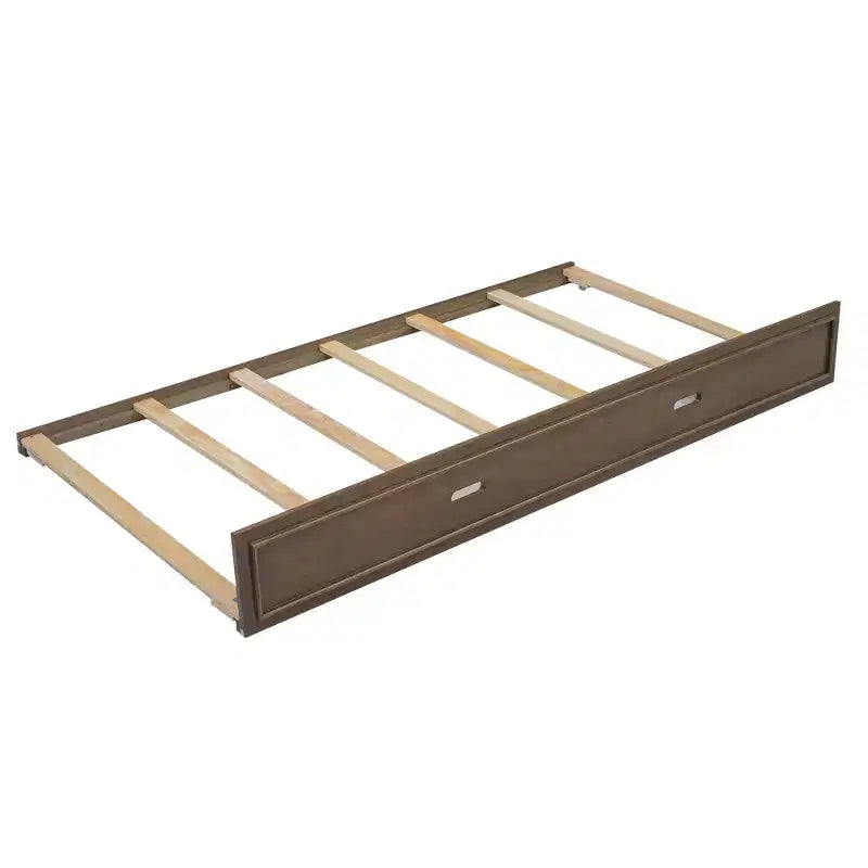 Cadre de lit de repos en bois pleine grandeur avec rangement, lit de repos avec lit gigogne et étagères de rangement, lit de repos d'angle en forme de L avec lumière et portes coulissantes