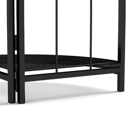 GDFStudio Cordoba 40.9 Étagère d'angle en fer à 3 niveaux moderne