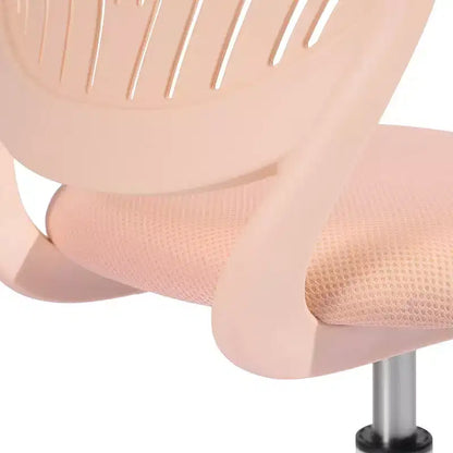 Chaise de Bureau Ergonomique Homy Casa avec Dossier en PP et Piètement en Métal