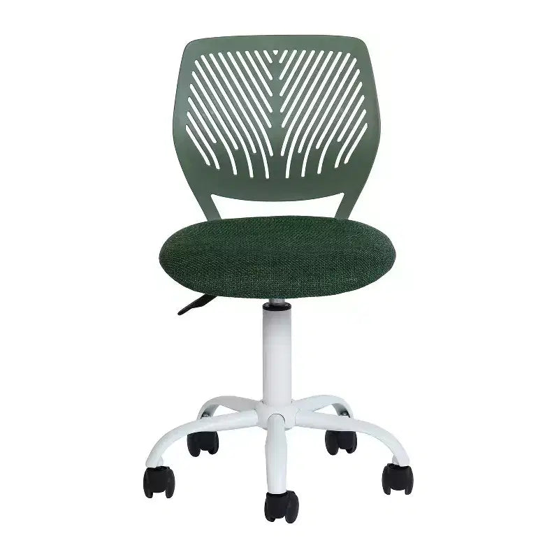 Chaise de Bureau Ergonomique Homy Casa avec Dossier en PP et Piètement en Métal
