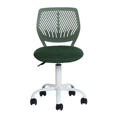 Chaise de Bureau Ergonomique Homy Casa avec Dossier en PP et Piètement en Métal