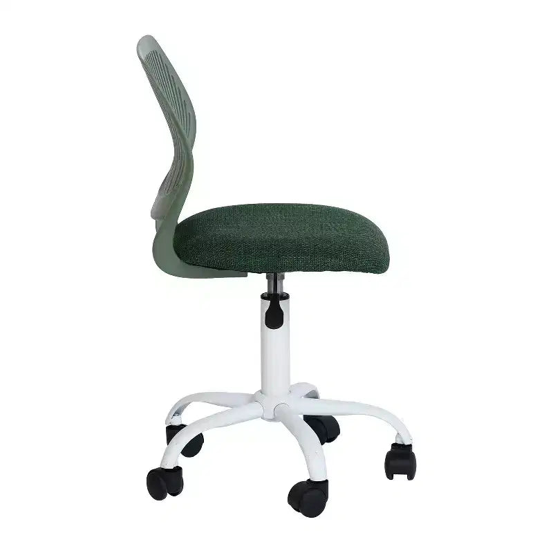 Chaise de Bureau Ergonomique Homy Casa avec Dossier en PP et Piètement en Métal
