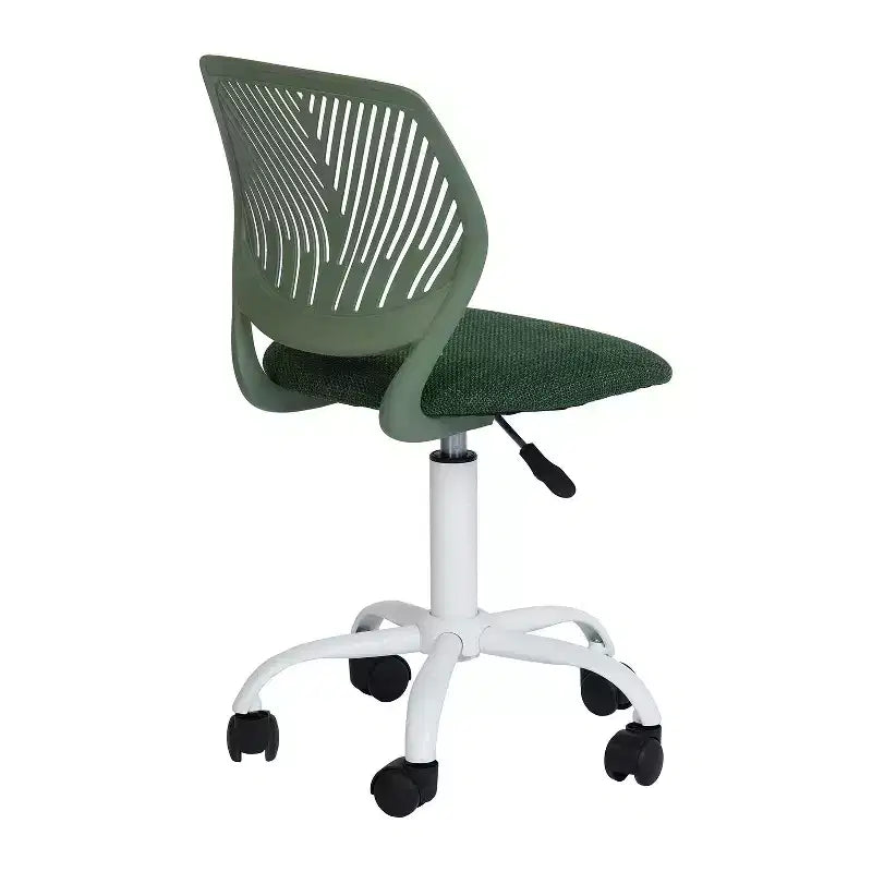 Chaise de Bureau Ergonomique Homy Casa avec Dossier en PP et Piètement en Métal