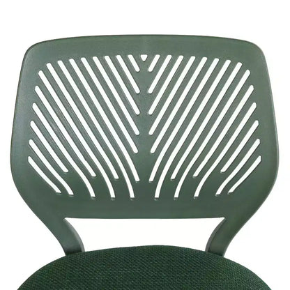 Chaise de Bureau Ergonomique Homy Casa avec Dossier en PP et Piètement en Métal