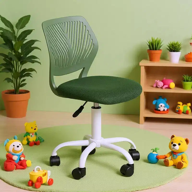 Chaise de Bureau Ergonomique Homy Casa avec Dossier en PP et Piètement en Métal