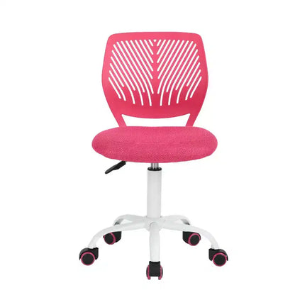 Chaise de Bureau Ergonomique Homy Casa avec Dossier en PP et Piètement en Métal