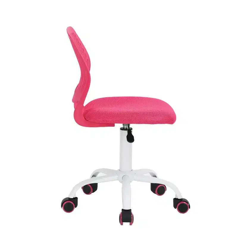 Chaise de Bureau Ergonomique Homy Casa avec Dossier en PP et Piètement en Métal