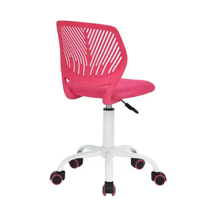 Chaise de Bureau Ergonomique Homy Casa avec Dossier en PP et Piètement en Métal