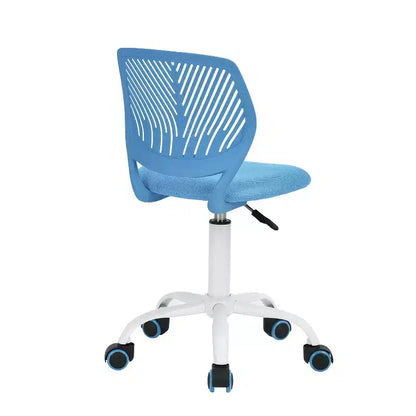 Chaise de Bureau Ergonomique Homy Casa avec Dossier en PP et Piètement en Métal