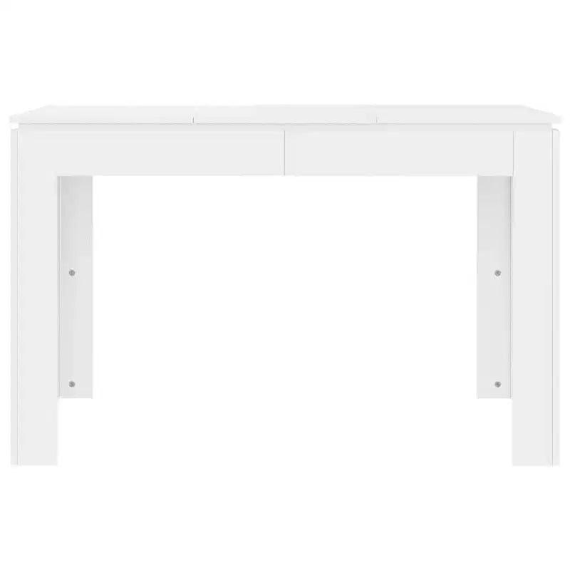 Table à manger moderne minimaliste Clihome en chêne, surface de table 4 places pour les repas quotidiens en famille
