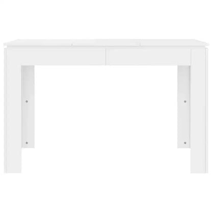 Table à manger moderne minimaliste Clihome en chêne, surface de table 4 places pour les repas quotidiens en famille