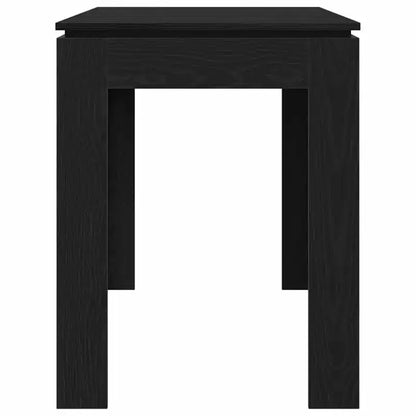 Table à manger moderne minimaliste Clihome en chêne, surface de table 4 places pour les repas quotidiens en famille