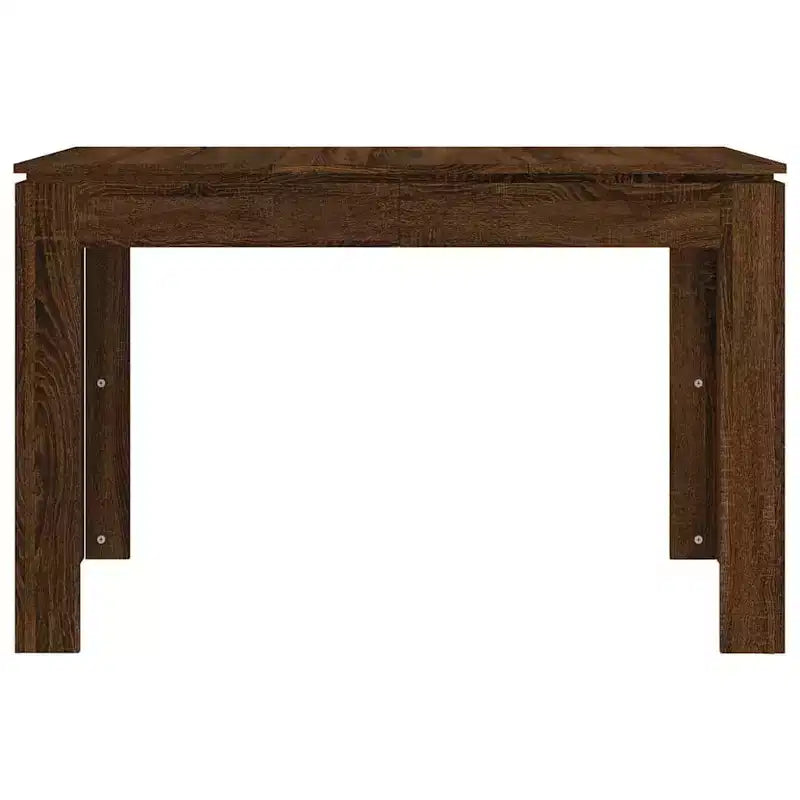 Table à manger moderne minimaliste Clihome en chêne, surface de table 4 places pour les repas quotidiens en famille