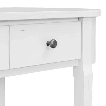 Console étroite vintage avec rangement, Table d'entrée en bois avec étagère ouverte pour entrées et salons