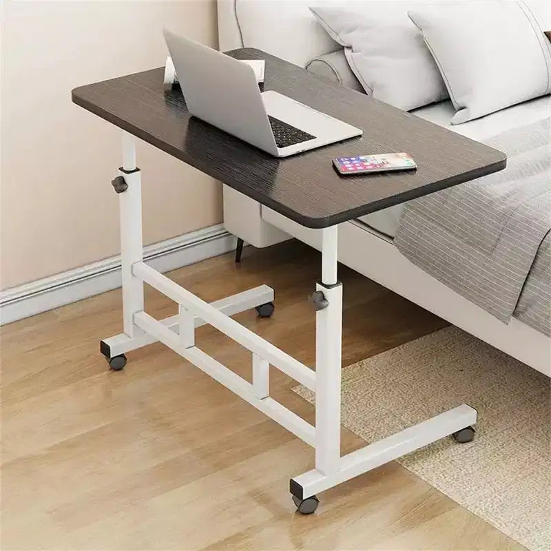 Bureau debout réglable en hauteur, bureau debout mobile avec roulettes, petit bureau d'ordinateur, bureaux roulants, table portable pour ordinateur portable pour le bureau à domicile