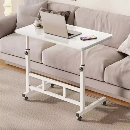 Bureau debout réglable en hauteur, bureau debout mobile avec roulettes, petit bureau d'ordinateur, bureaux roulants, table portable pour ordinateur portable pour le bureau à domicile