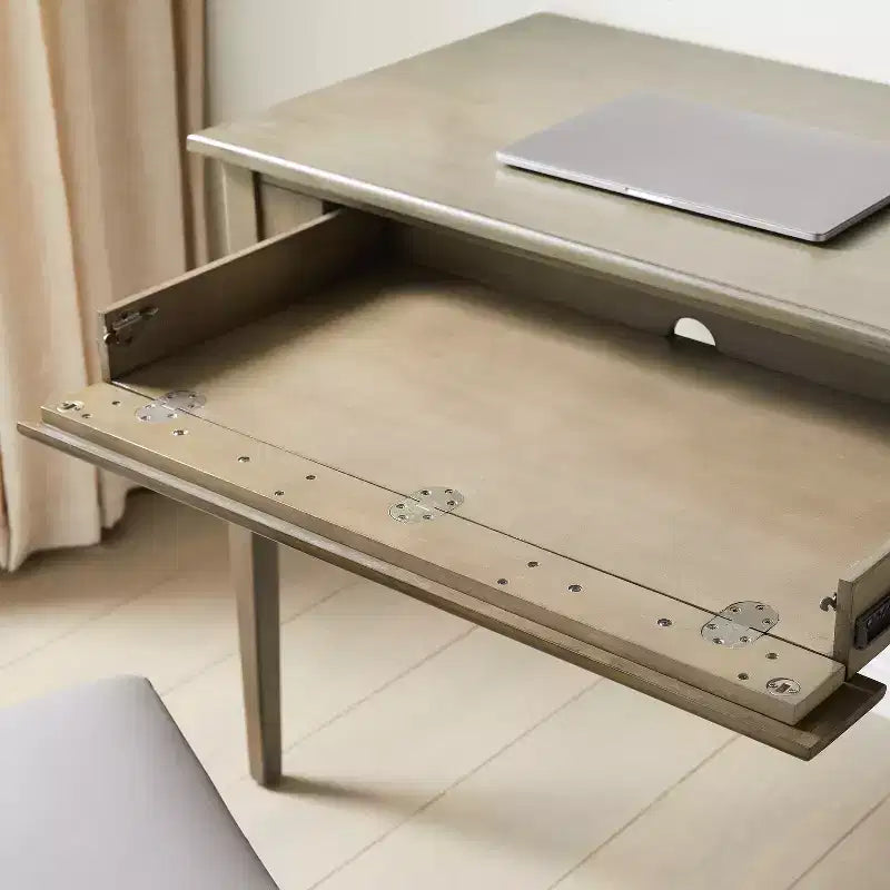 HomeStock Bureau d'ordinateur en bois composite couleur noir de 34 po de hauteur