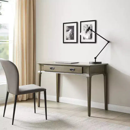 HomeStock Bureau d'ordinateur en bois composite couleur noir de 34 po de hauteur