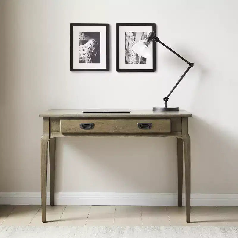 HomeStock Bureau d'ordinateur en bois composite couleur noir de 34 po de hauteur
