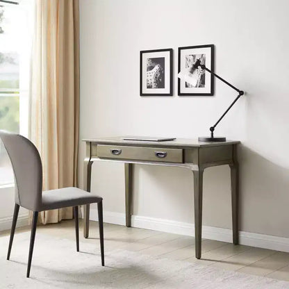 HomeStock Bureau d'ordinateur en bois composite couleur noir de 34 po de hauteur