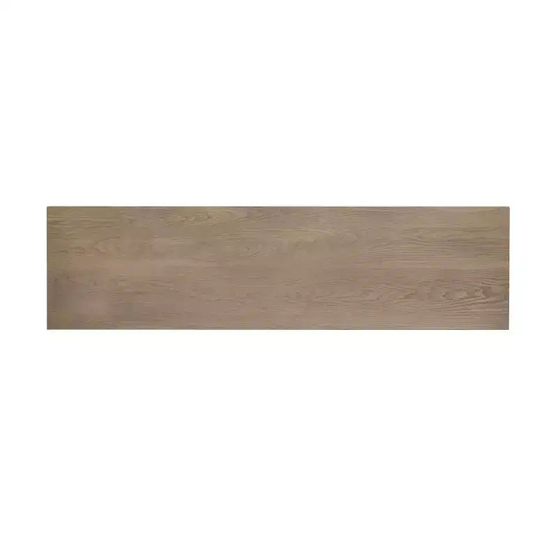 Console minimaliste avec placage en frêne, Table d'entrée en bois moderne pour l'entrée et le salon