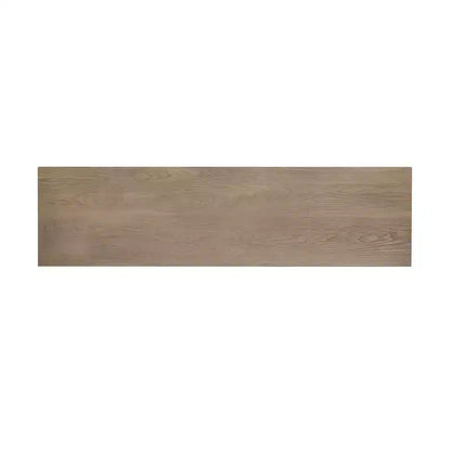 Console minimaliste avec placage en frêne, Table d'entrée en bois moderne pour l'entrée et le salon