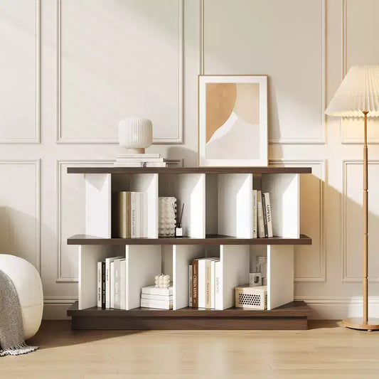 Étagère de rangement 8 cubes, Bibliothèque ouverte avec 10 panneaux arrière amovibles, Meuble de présentation pour salon, chambre ou entrée