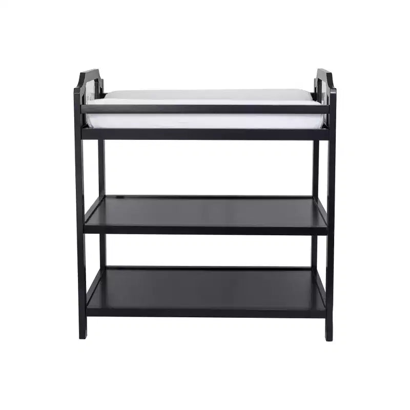 Table à langer Whisen, Sûre, Coordonnée au Lit Bébé et Polyvalence Durable - Noir